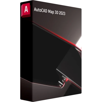 Autodesk AutoCAD Map 3D 2023 Software Box
